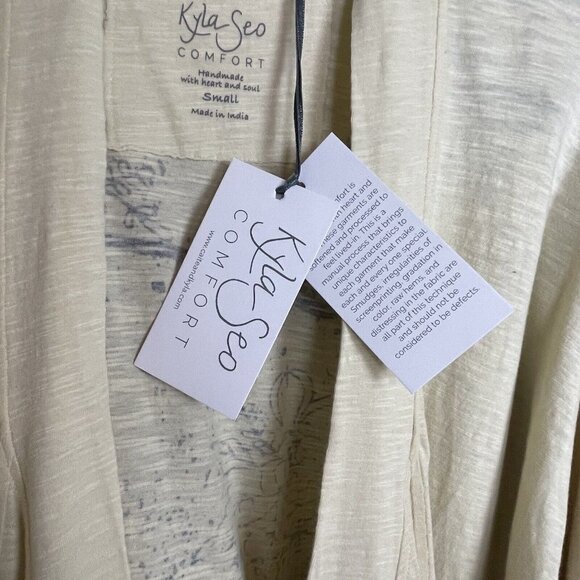 NWT Kyla Seo Comfort  Milena Jacket KYREC47 Wheat Embroidered Size S Boho Beachy - Picture 8 of 11